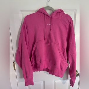 Nike women’s hoodie sweatshirt size small pink